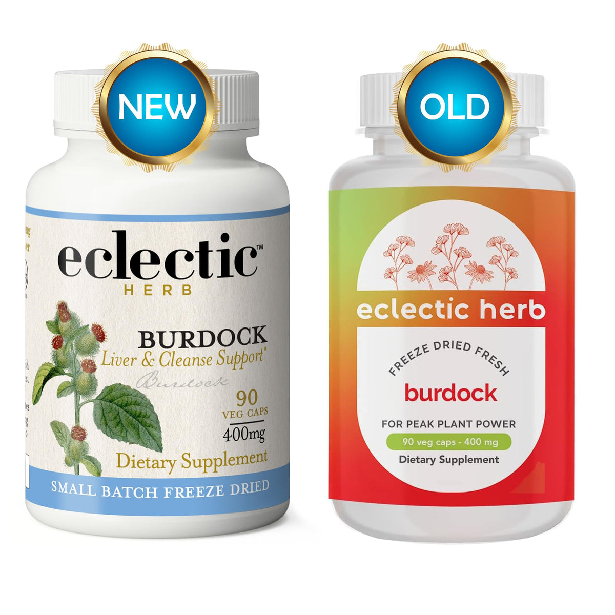 Eclectic Institute Organic Burdock Root Capsules - 90 Count - image 2