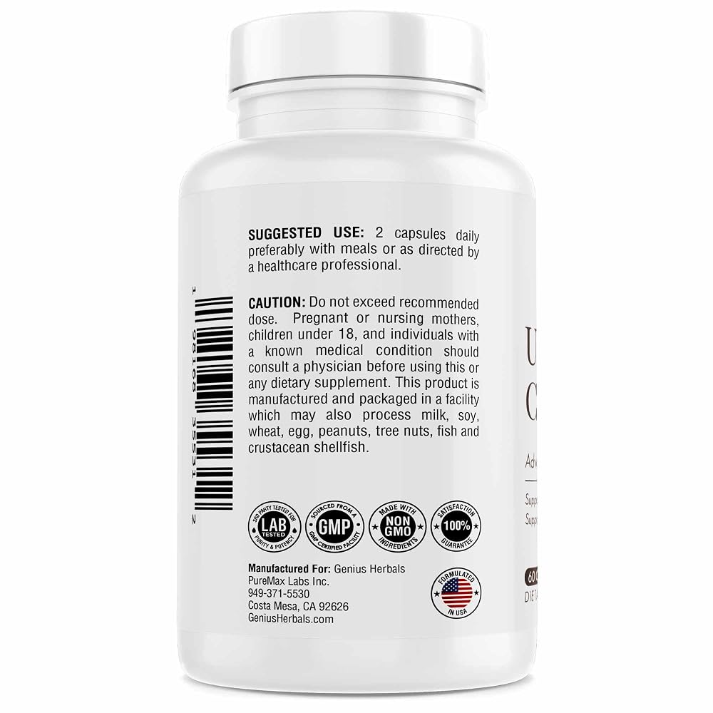 Genius Herbals Uric Acid Cleanse - 60 Capsules - image 3