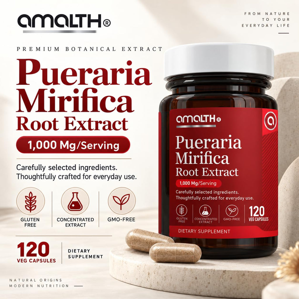 AMALTH Pueraria Mirifica 1000 mg - 120 Capsules - image 3