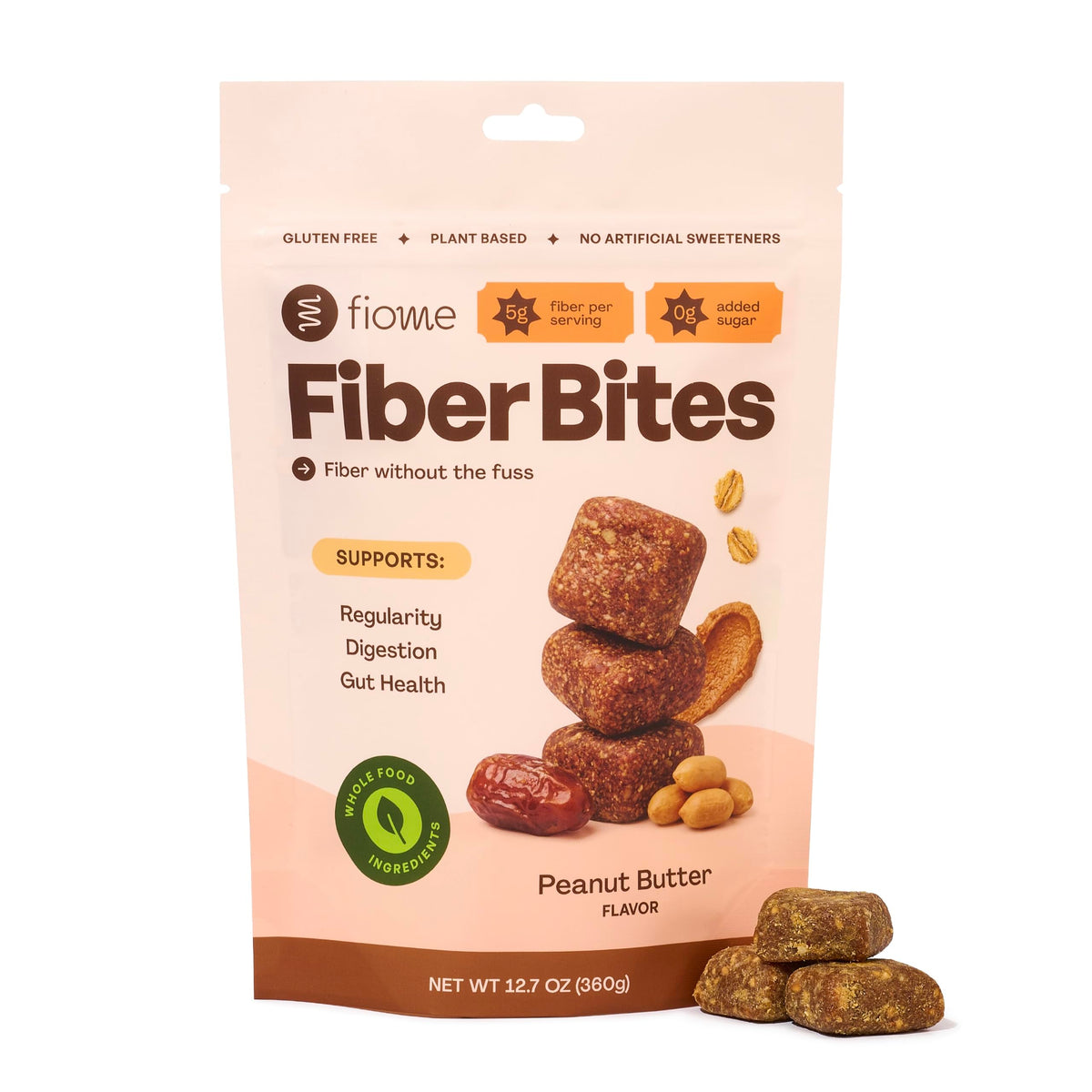 Fiome Fiber Bites, 5g Fiber Supplement, 30 Servings