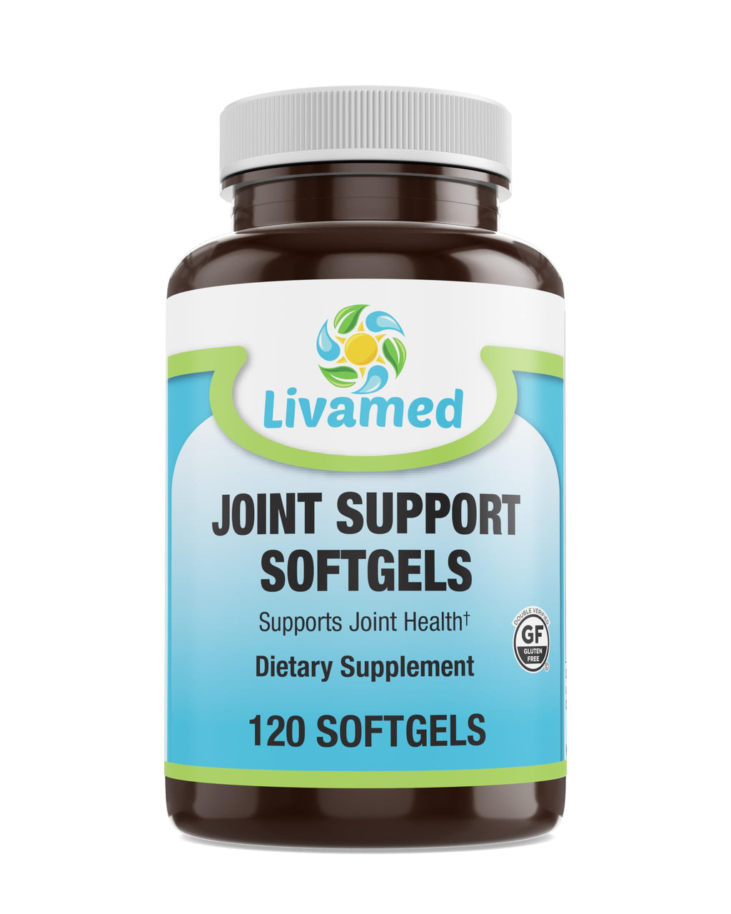 Livamed Joint Support Supplement Glucosamine Chondroitin MSM - 120 Softgels