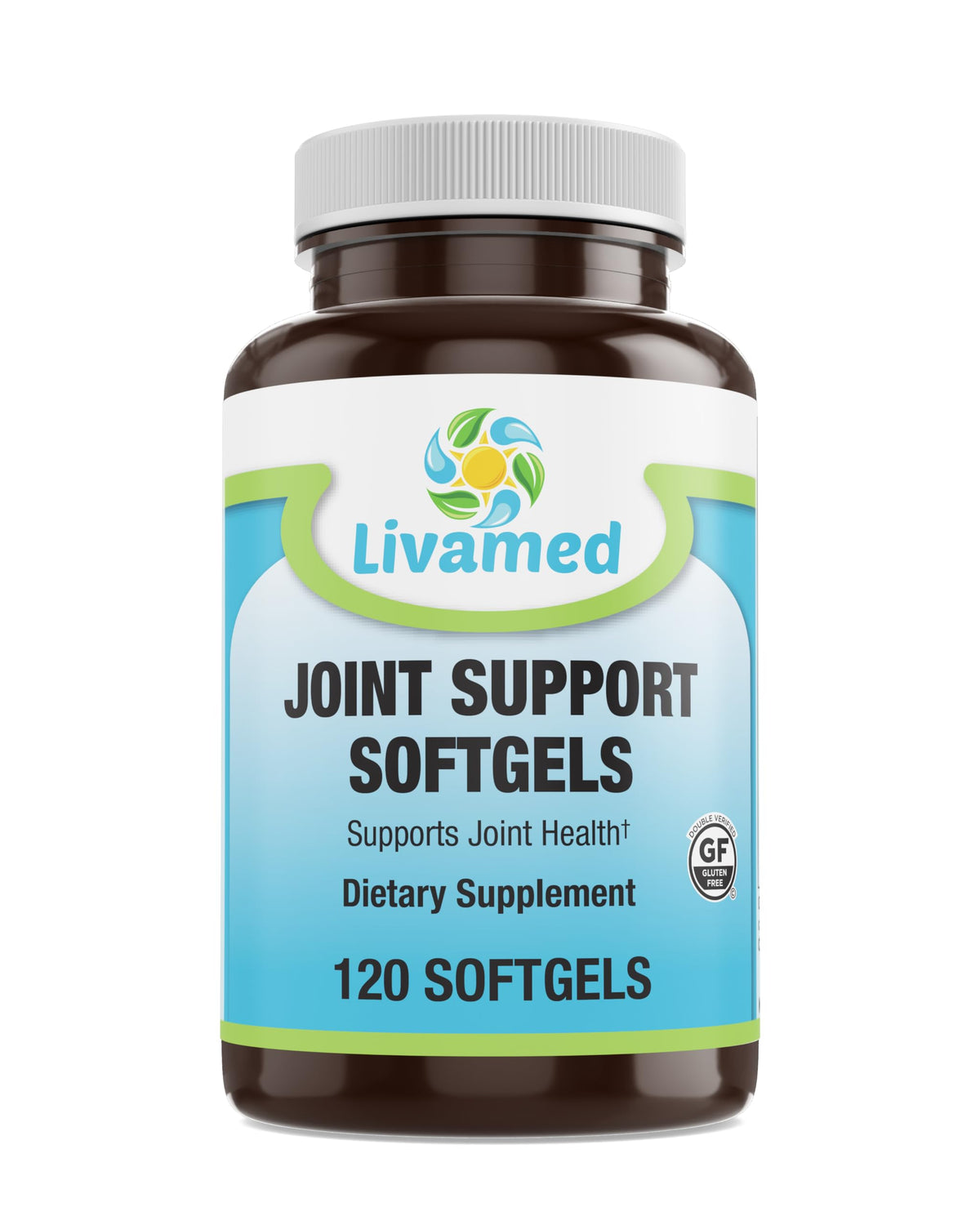 Livamed Joint Support Supplement Glucosamine Chondroitin MSM - 120 Softgels