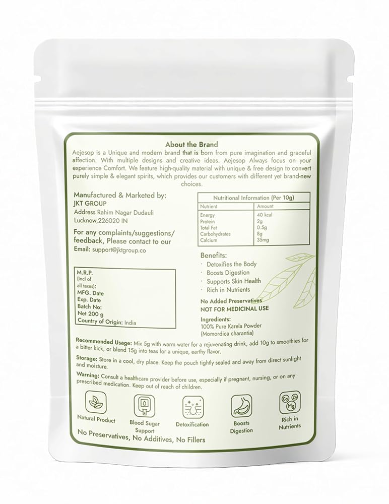 AEJESOP Karela Powder Bitter Melon - 7 oz - image 2