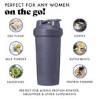 Fit & Fresh Shaker Bottle, Leak Proof Sports Blender Bottle