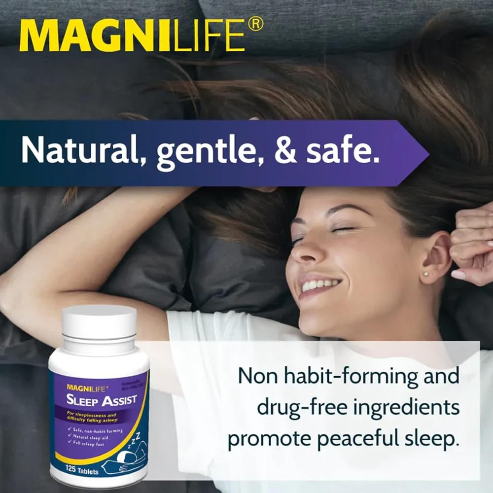 MagniLife Sleep Aid Homeopathic Melatonin-Free Tablets - 125 Count - image 2