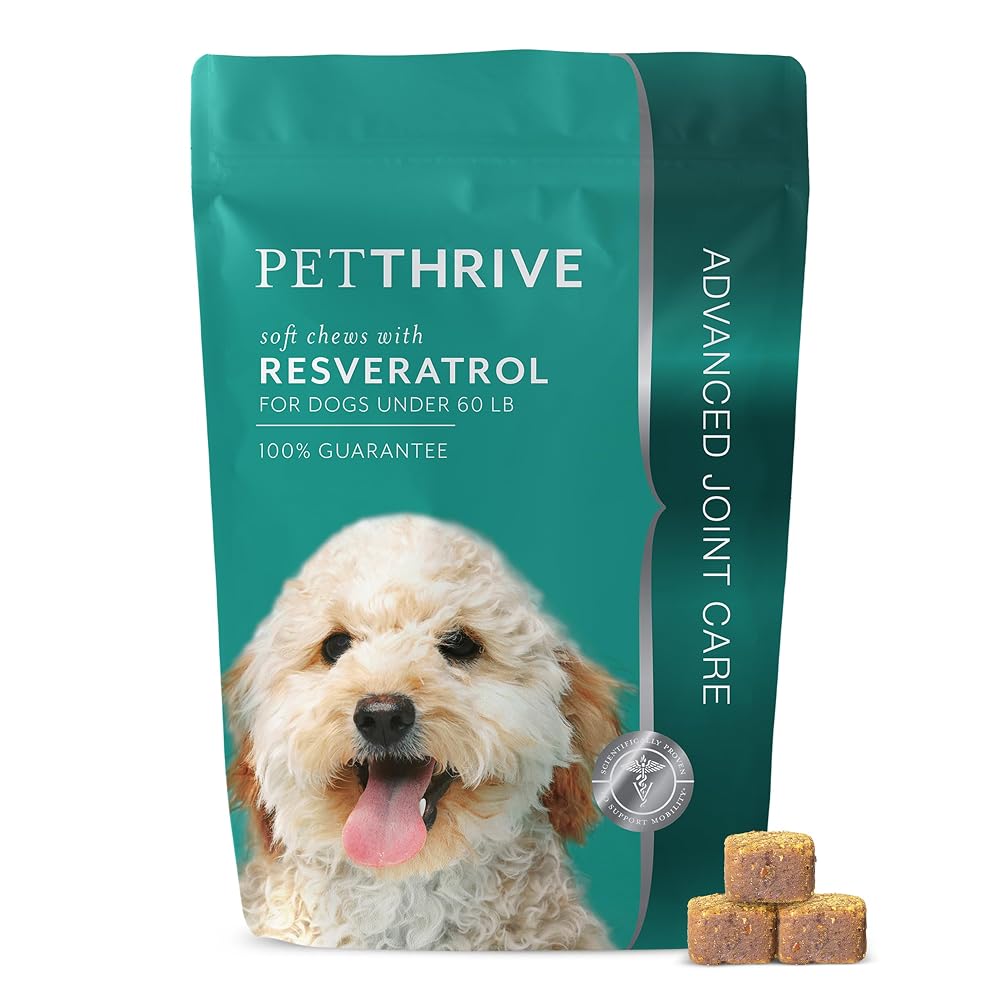 Petthrive Resveratrol Chews Dog Supplement - image 2