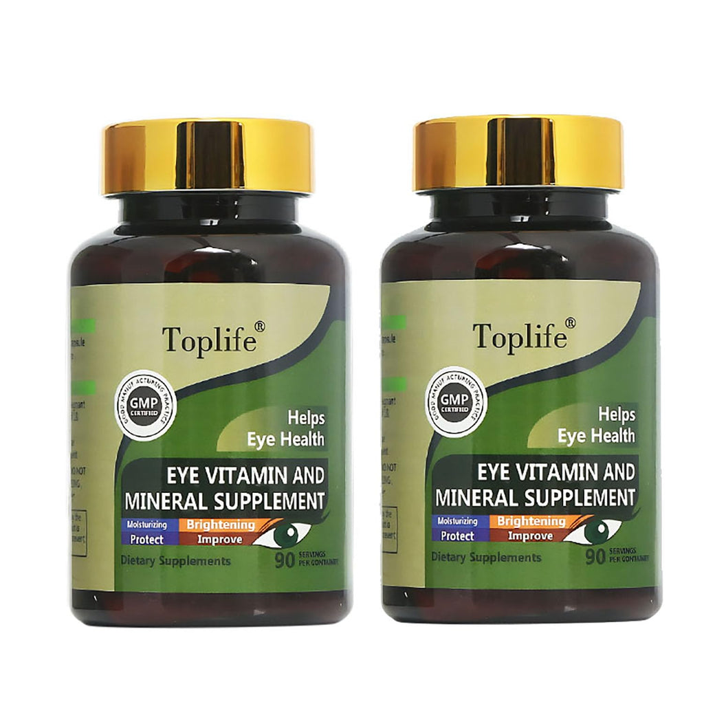 JFX Eye Vitamins with Lutein 20mg & Zeaxanthin - 180 Softgels