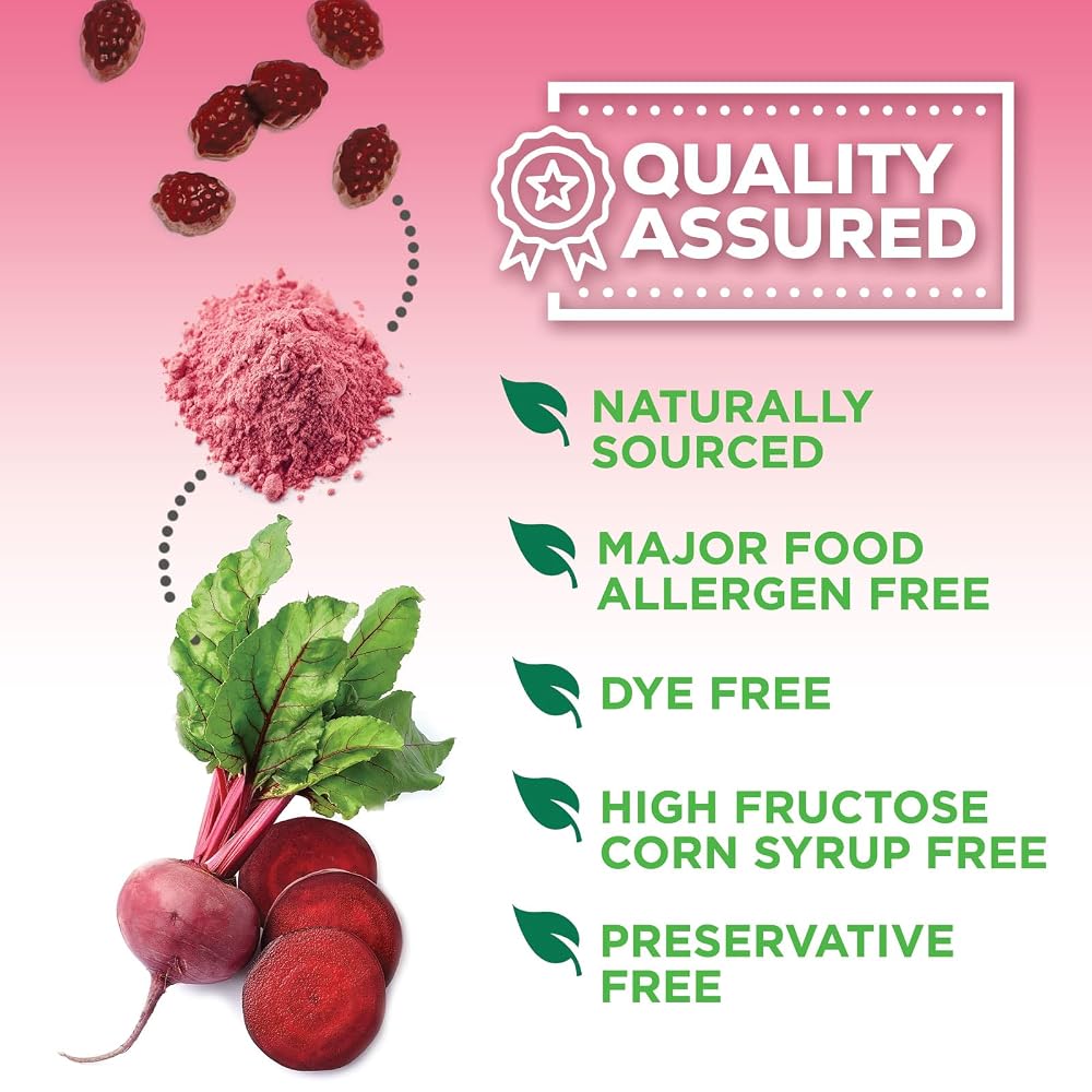 Nature's Nutrition Beet Root Gummies for Energy & Heart Health - 60 Gummies - image 8