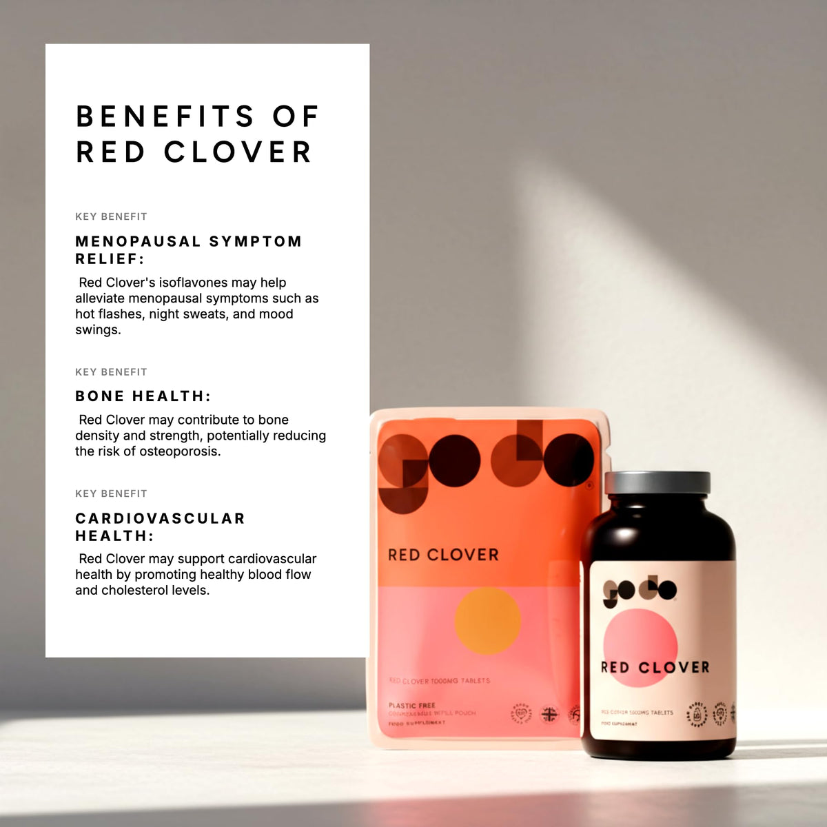 Fitness Health Red Clover Extract 1000mg - 120 Tablets - image 2