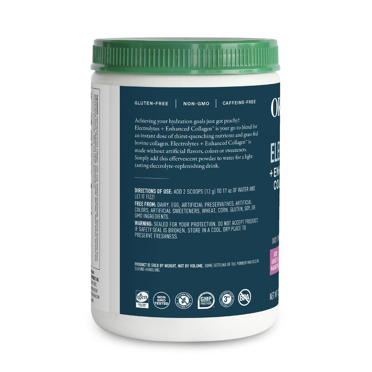 Organika Enhanced Electrolytes with Collagen