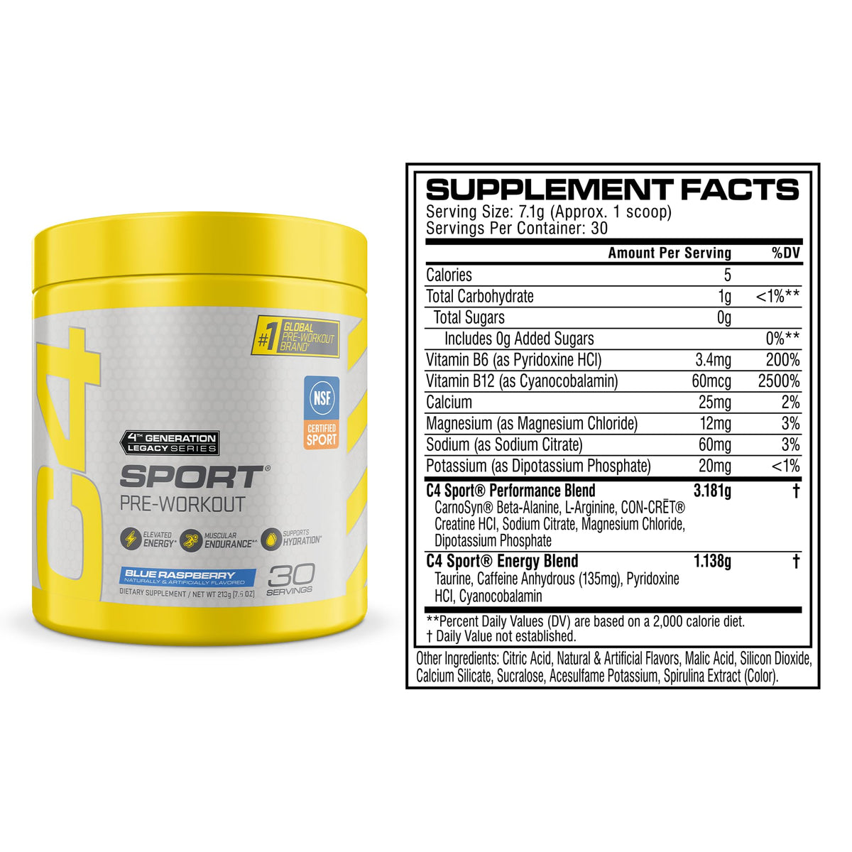 Cellucor C4 Sport Pre Workout Powder