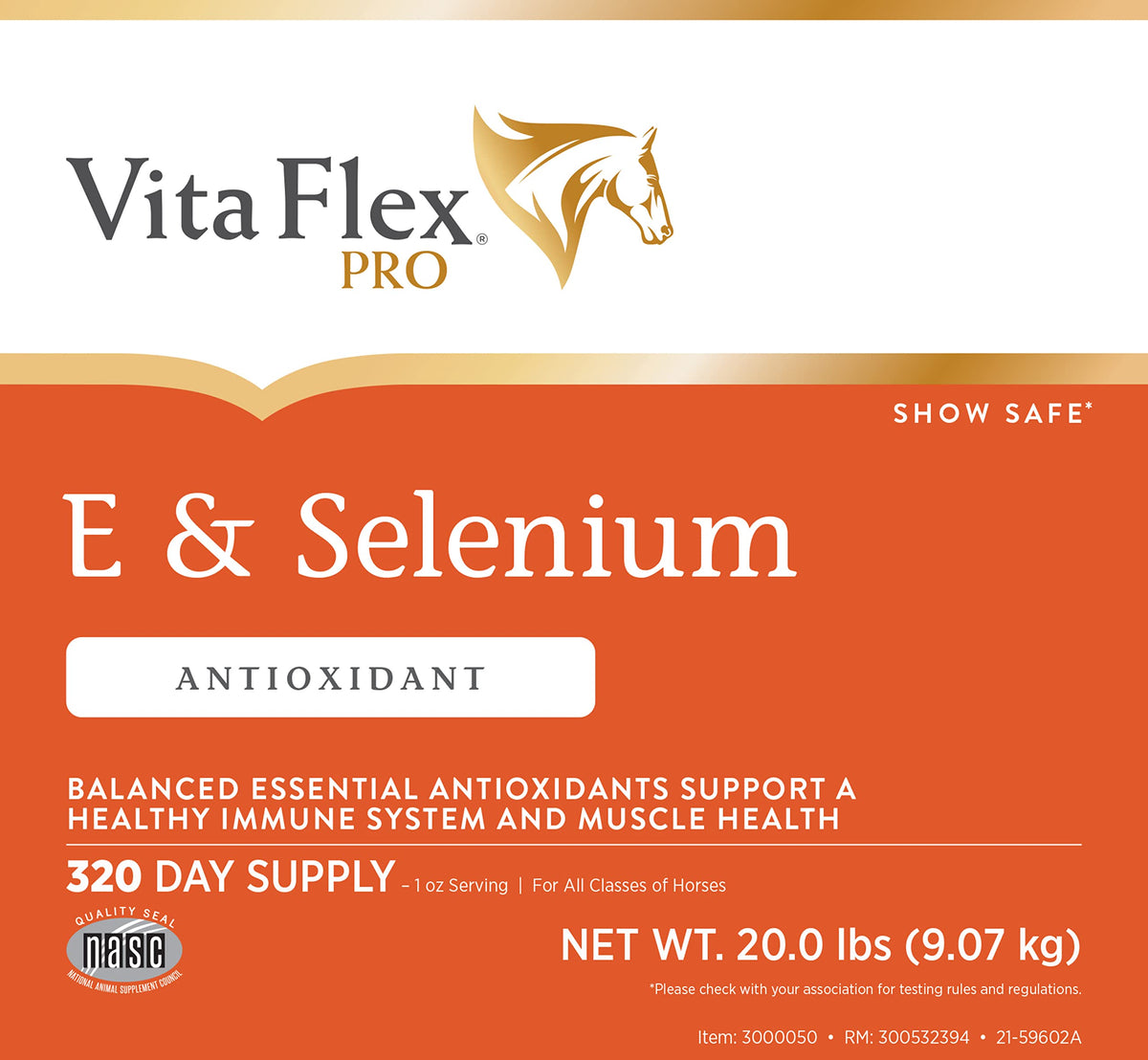 Vita Flex Pro E & Selenium Supplement for Horses - 320-Day Supply - image 3