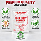 OMASHMA Beet Root Powder Nitric Oxide Support - 227g - image 7