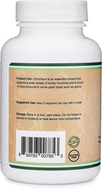 Double Wood Supplements Chromium Picolinate 1000mcg - 300 Capsules - image 4