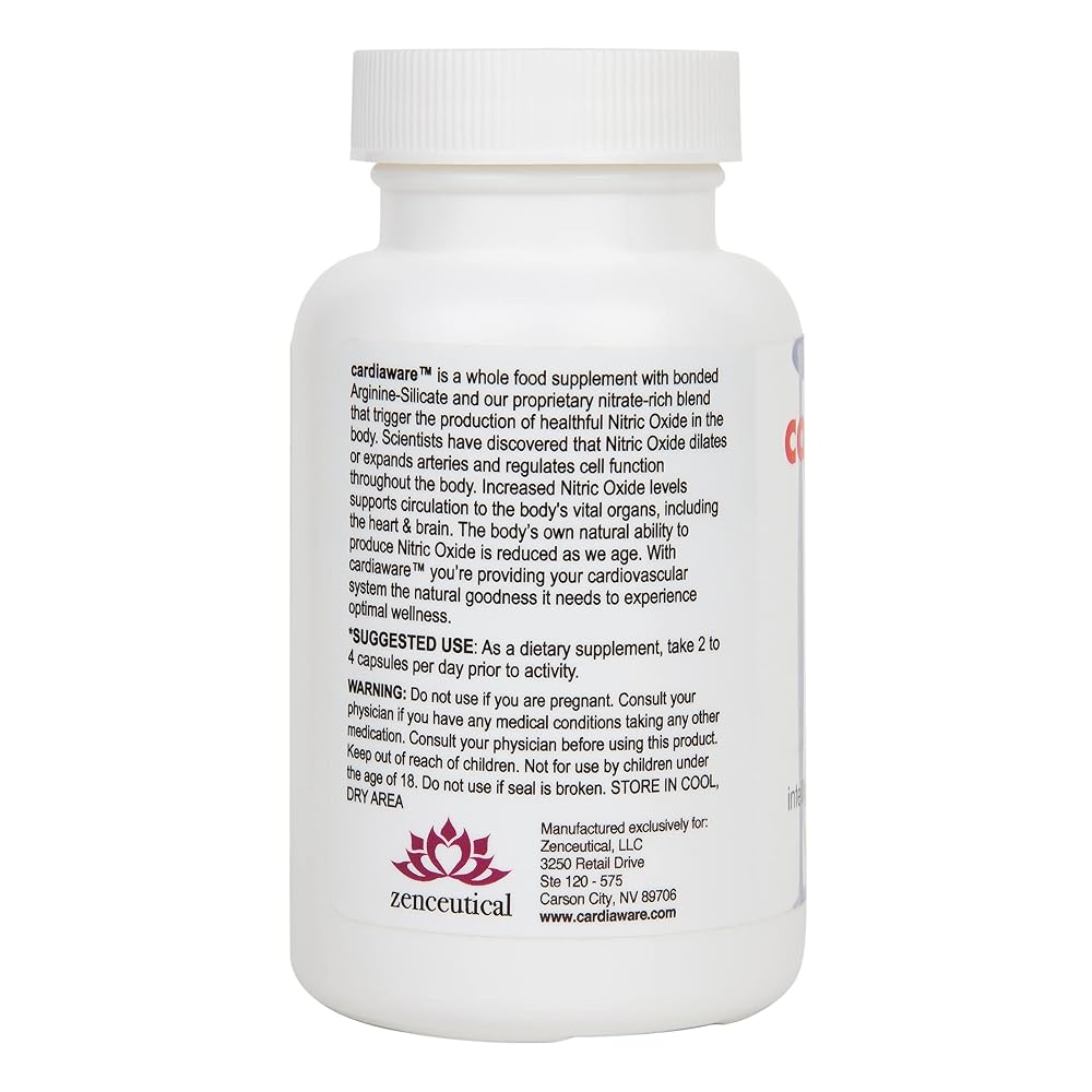 cardiaware Intelligent Nitric Oxide Complexer - 60 Capsules - image 3