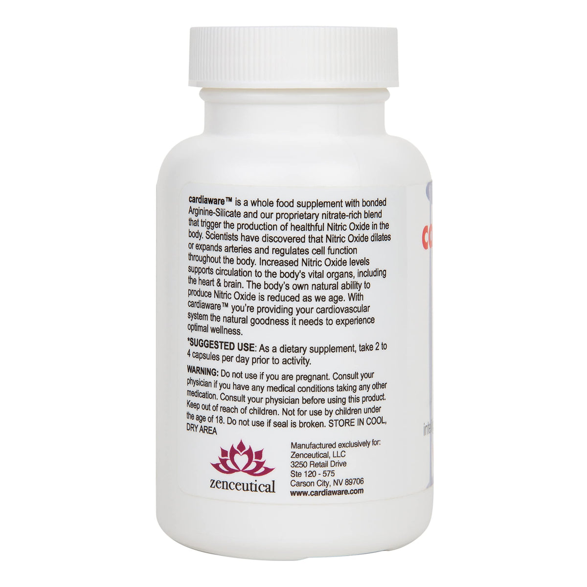 cardiaware Intelligent Nitric Oxide Complexer - 60 Capsules - image 3