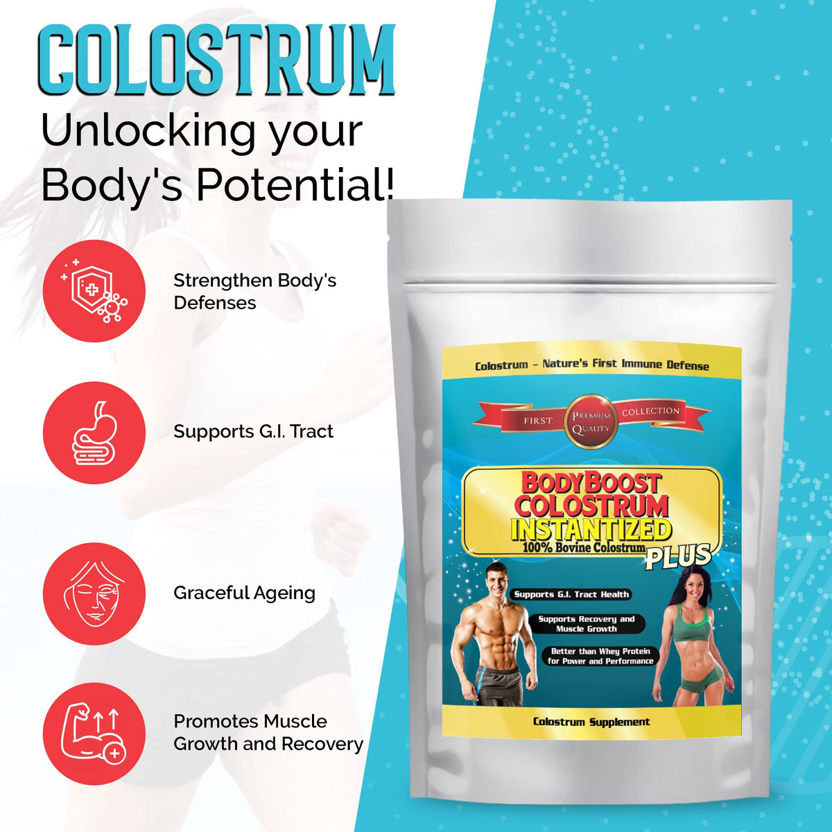 BodyBoost Colostrum Whole & Instantized