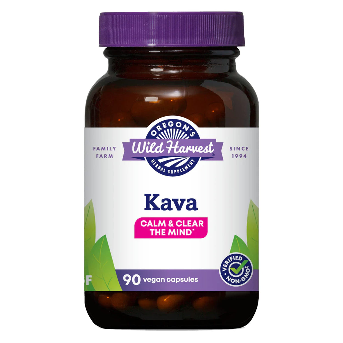 Oregon's Wild Harvest Kava Root Capsules - 90 Count