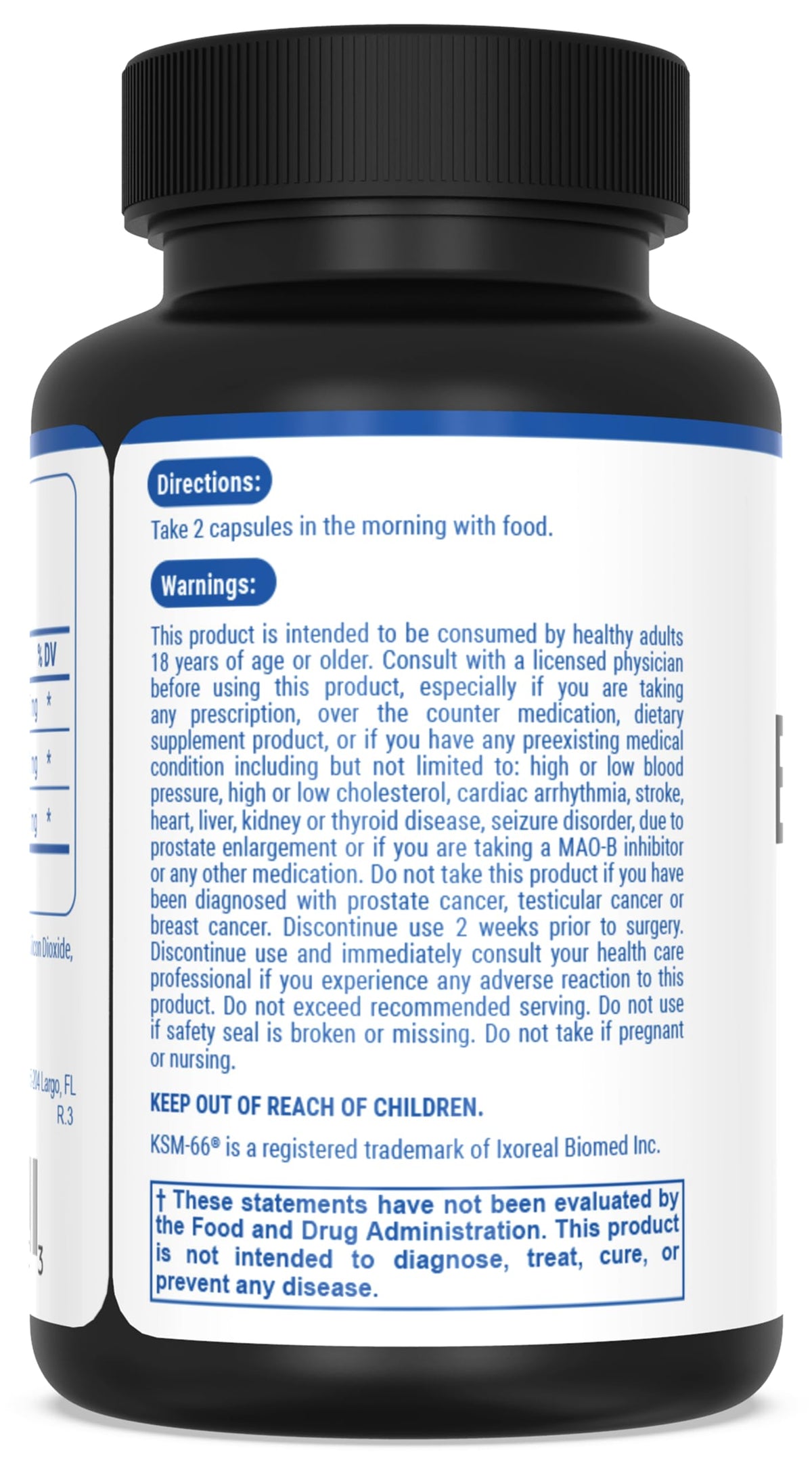 PEScience Erase Pro+ Natural Cortisol Support - 60 Capsules - image 4