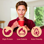 ProtiDIET Protein Hot Chocolate Mix with Collagen - 21 Servings - image 3