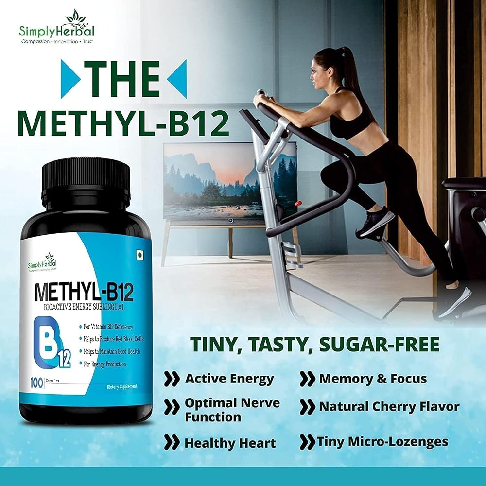 SENTA Vitamin B12 Methyl B12 Methylcobalamin - 100 Capsules - image 3
