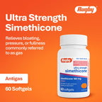 Rugby Ultra Strength Simethicone Gas Relief 180 mg - 60 Softgels - image 3