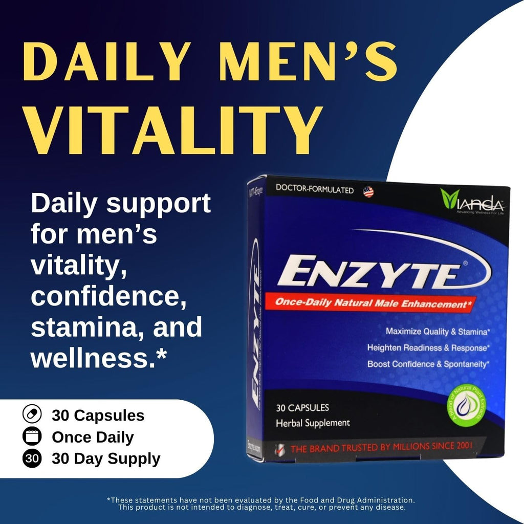 Enzyte Natural Male Vitality Support - 90 Capsules - image 2