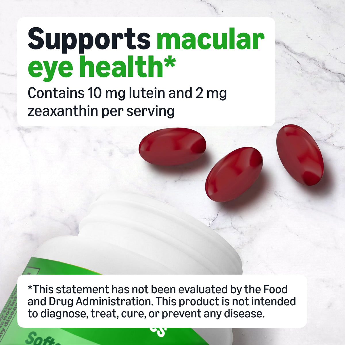 Amazon Basics AREDS 2 Eye Vitamin & Mineral - 120 Softgels - image 2