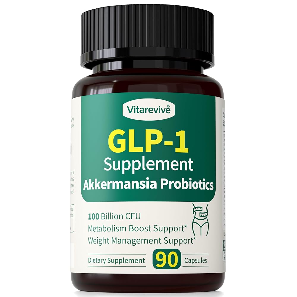 Vitarevive GLP-1 Supplement with Akkermansia Probiotic - 90 Capsules