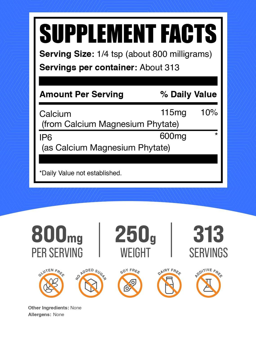 BulkSupplements.com IP6 Powder (Inositol Hexaphosphate)
