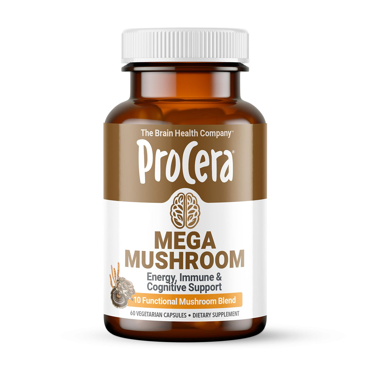 Procera Mega Mushroom Memory & Mental Clarity - 60 Capsules