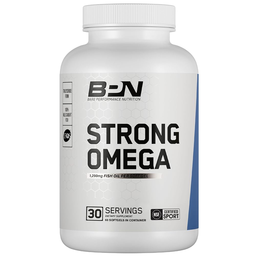 BARE PERFORMANCE NUTRITION Strong Omega Fish Oil - 30 Softgels