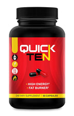 Quick Ten Ultra Powerful Diet Pills Thermogenic Fat Burner - 1 Count