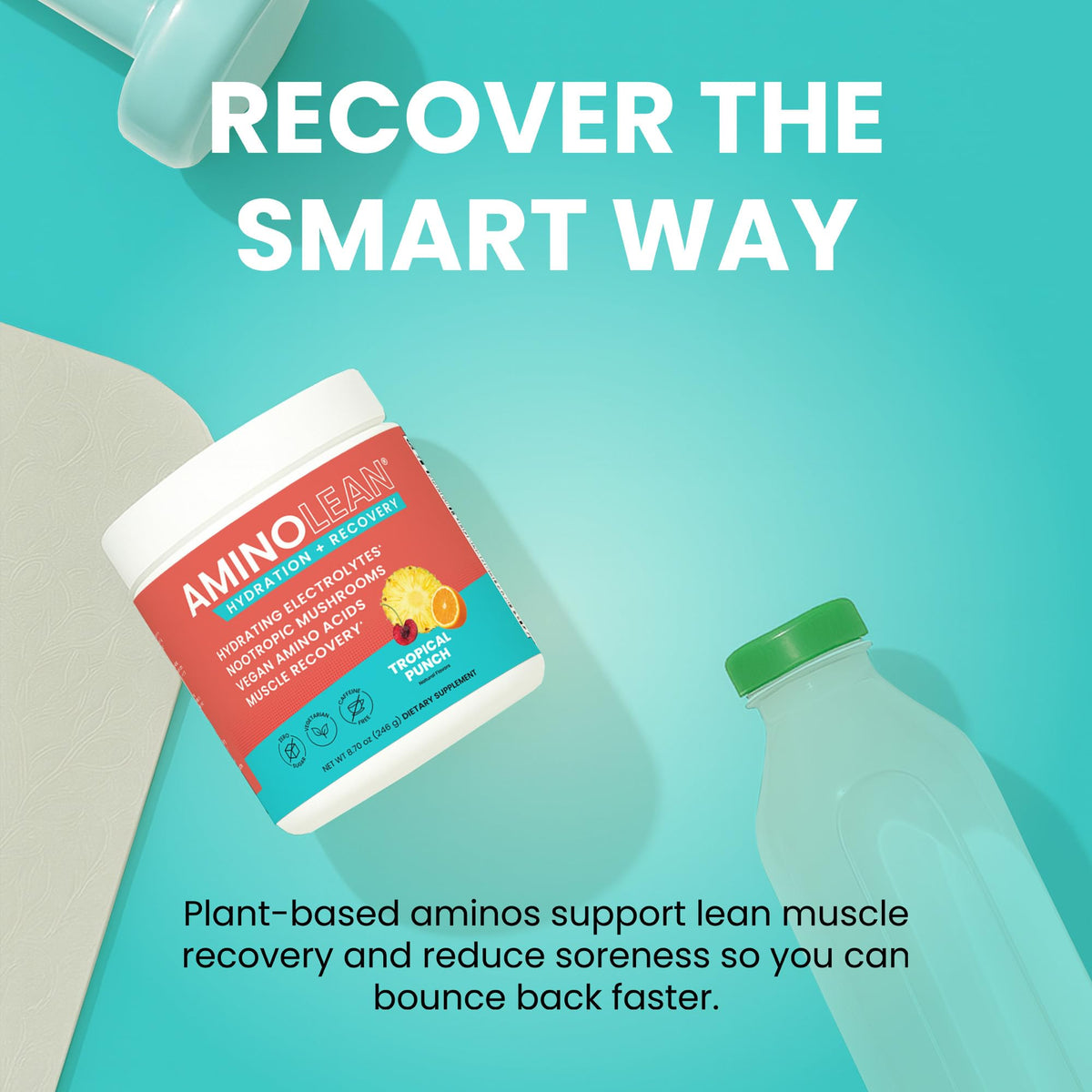 RSP AminoLean Recovery - Post Workout BCAAs Amino Acids Supplement +