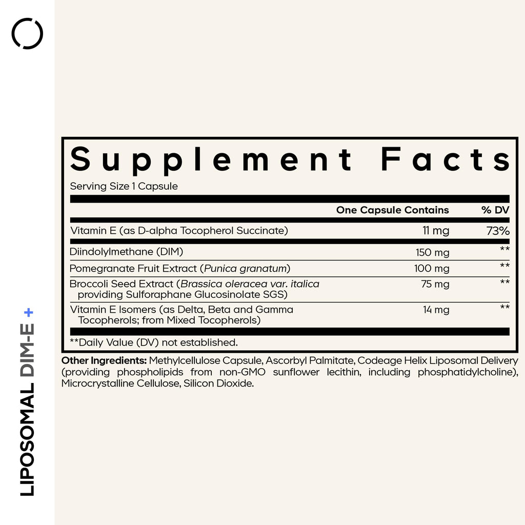 Codeage Liposomal DIM with Vitamin E & Broccoli - 120 Capsules - image 2