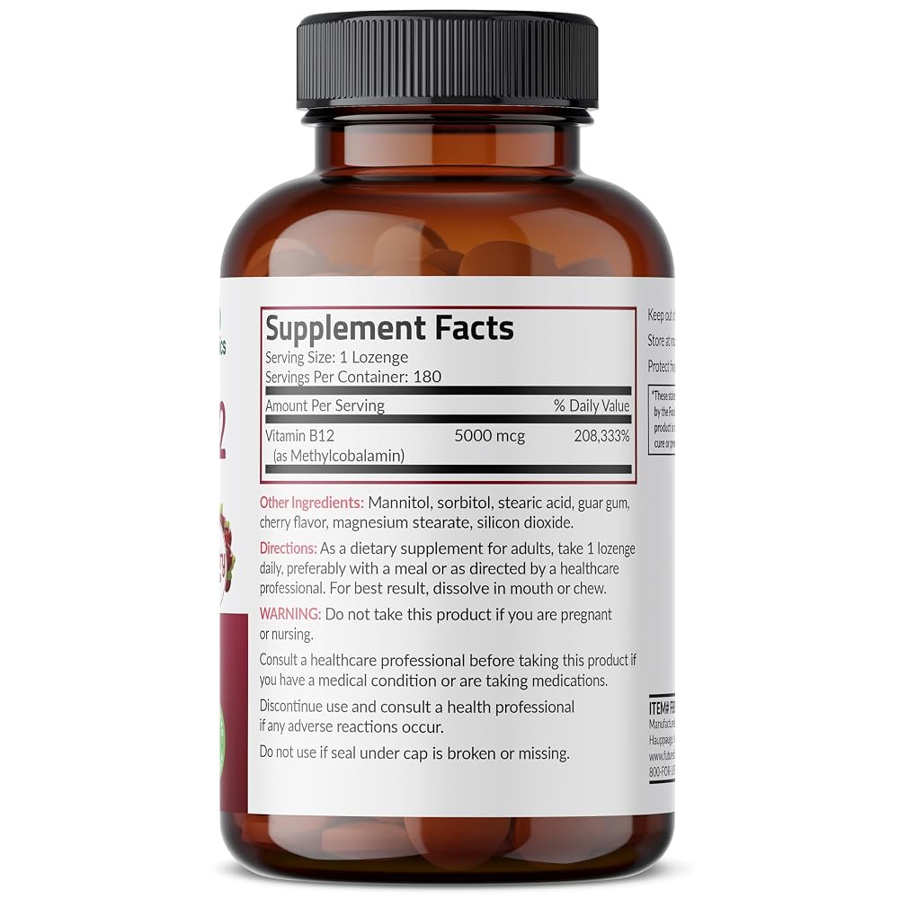 Futurebiotics Methyl B12 5000 MCG Vitamin B12 Methylcobalamin