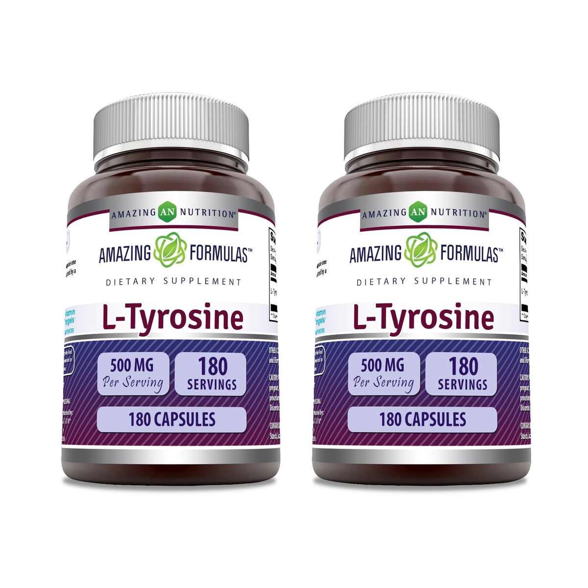 Amazing Formulas L-Tyrosine 500 mg Capsules