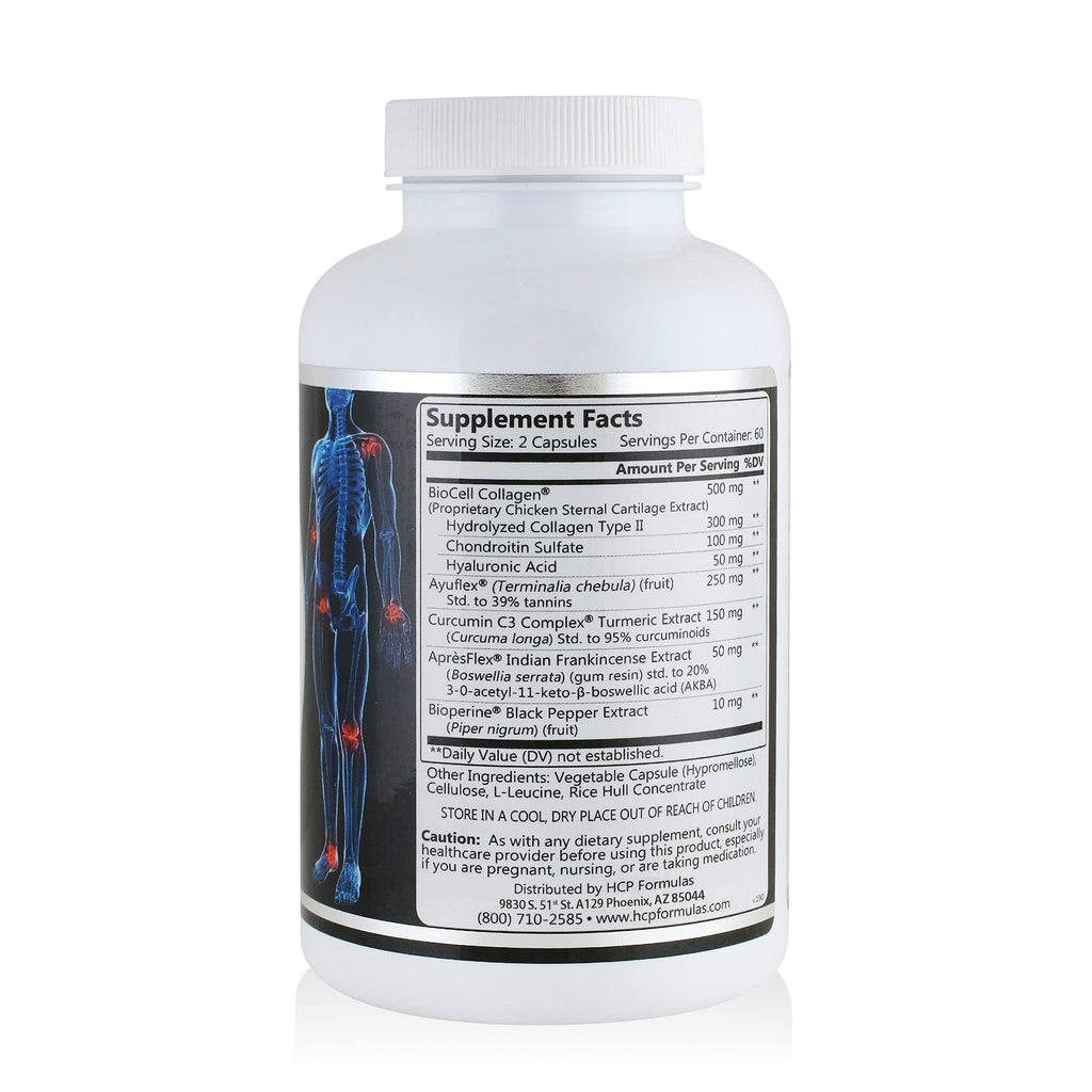 HCP Formulas Synovera Joint Support Complex with Turmeric - 120 Capsules - image 2
