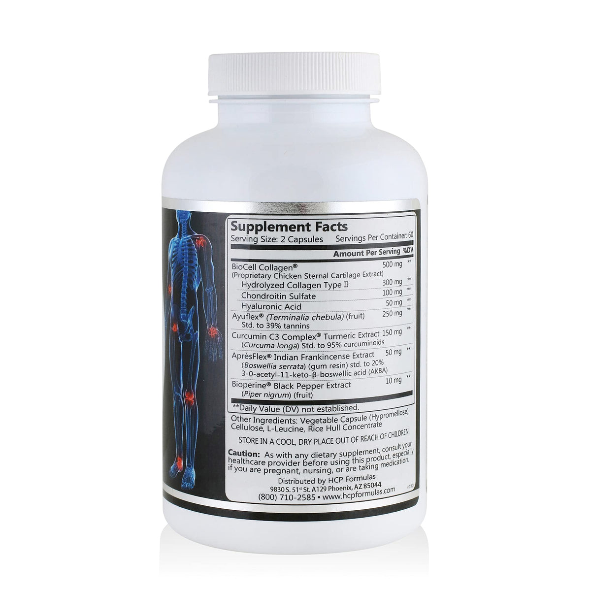 HCP Formulas Synovera Joint Support Complex with Turmeric - 120 Capsules - image 2