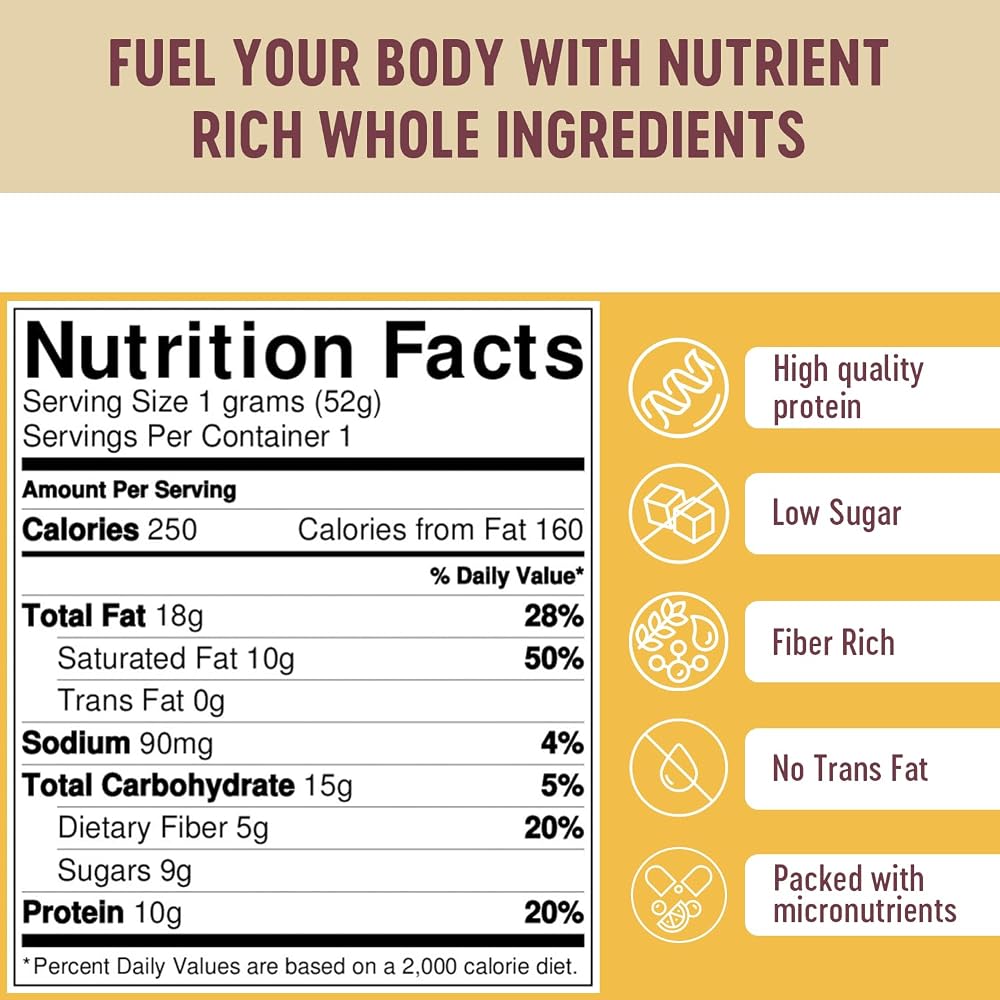 Mammoth Bar Organic Snack Bar Packed with 12g Protein. Paleo. Gluten - image 7