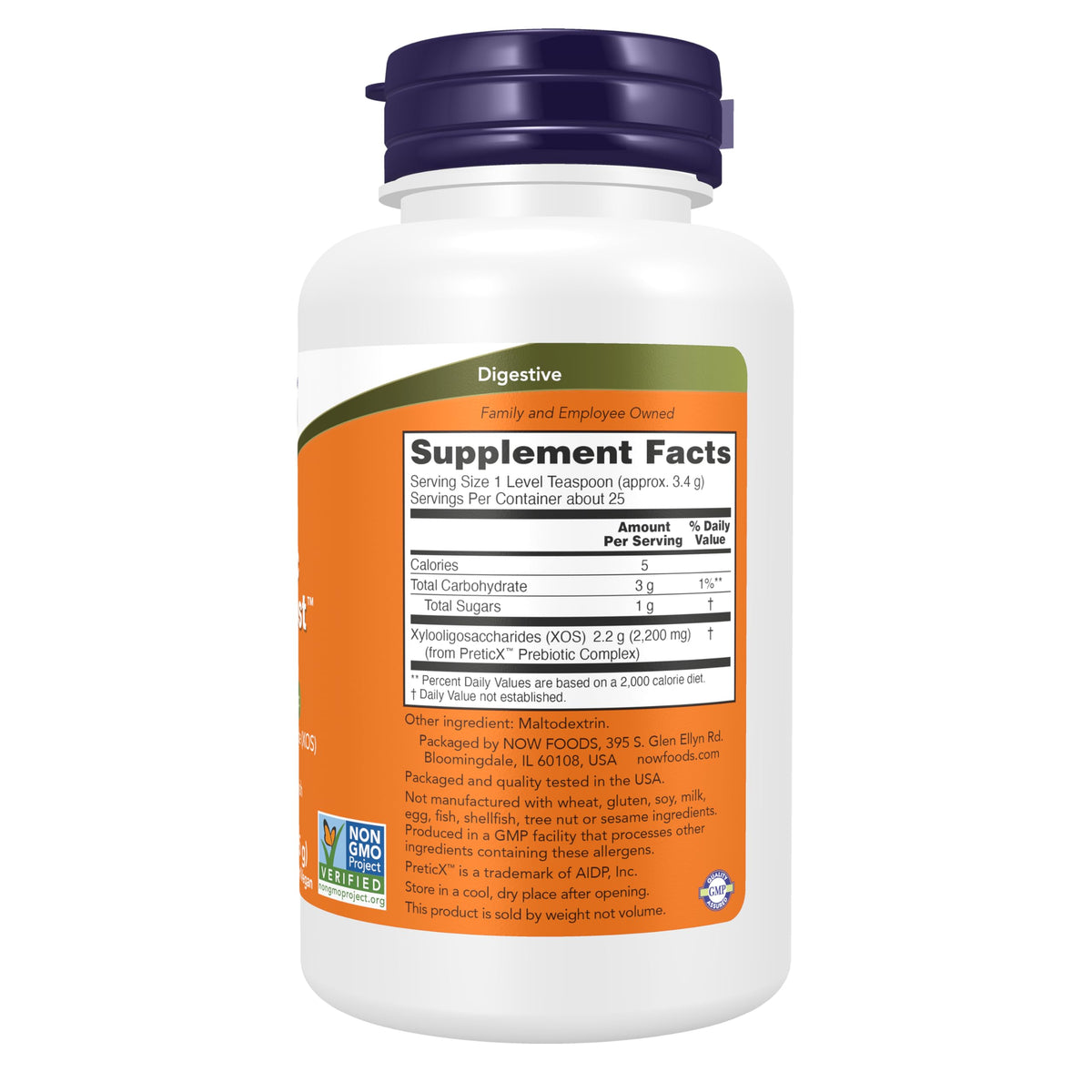NOW Prebiotic Bifido Boost Powder - 3 oz - image 2
