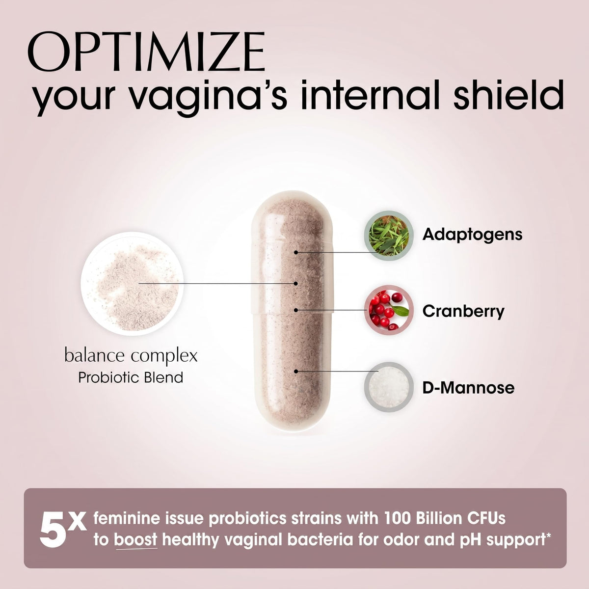 Instant Brands Balance Complex 17-in-1 Vaginal Probiotic - 60 Capsules - image 5
