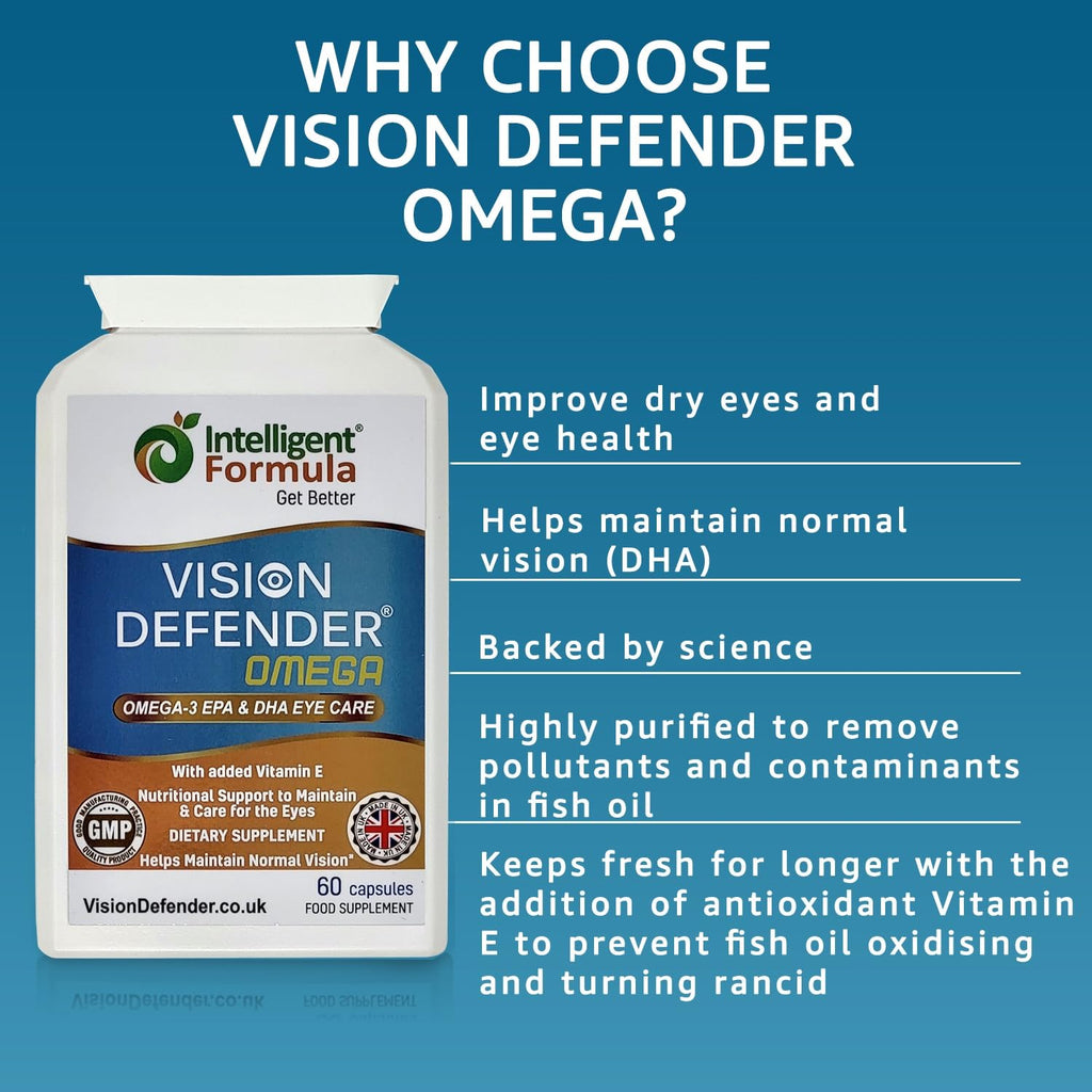 Intelligent Formula Vision Defender Omega-3 Fish Oil - 60 Softgels - image 2