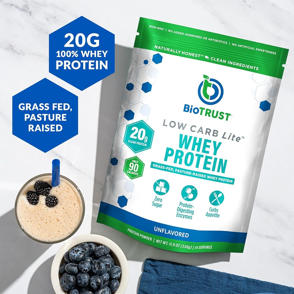BioTrust Low Carb Lite Whey Protein Isolate Powder - 14 Servings - image 2