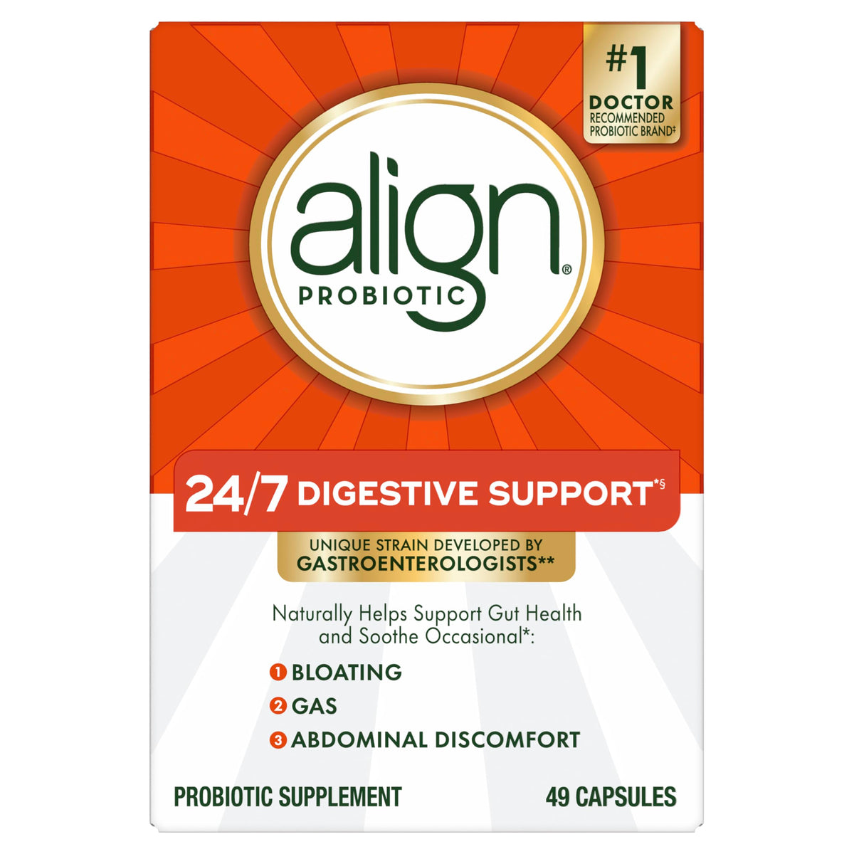 Align Probiotic Digestive Support - 49 Capsules