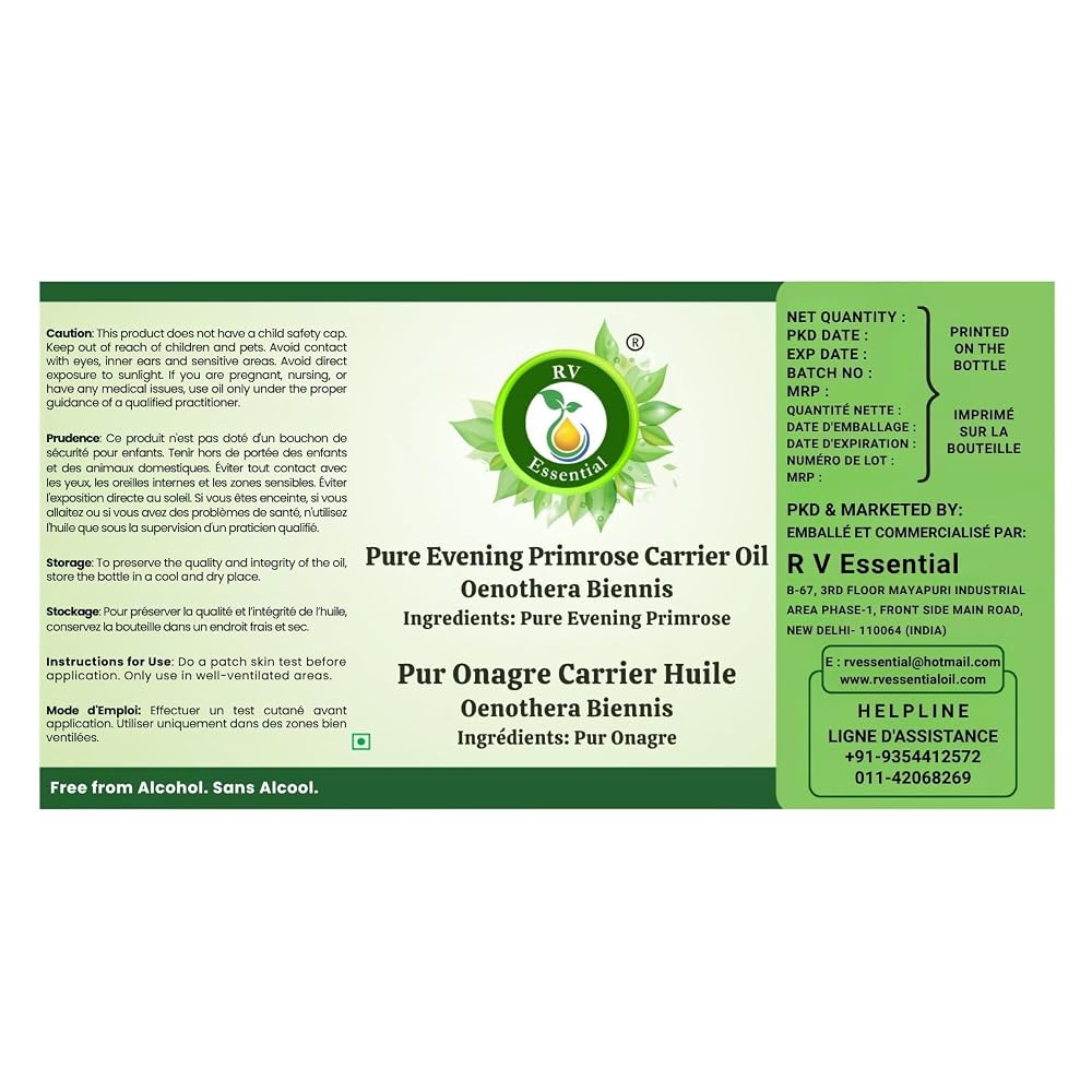 R V Essential Evening Primrose Oil Carrier Oil - 0.34 Fl Oz - image 5