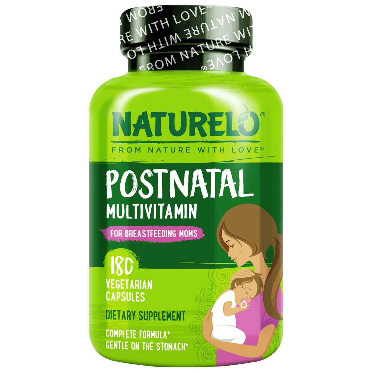 NATURELO Postnatal Multivitamin - 180 Capsules