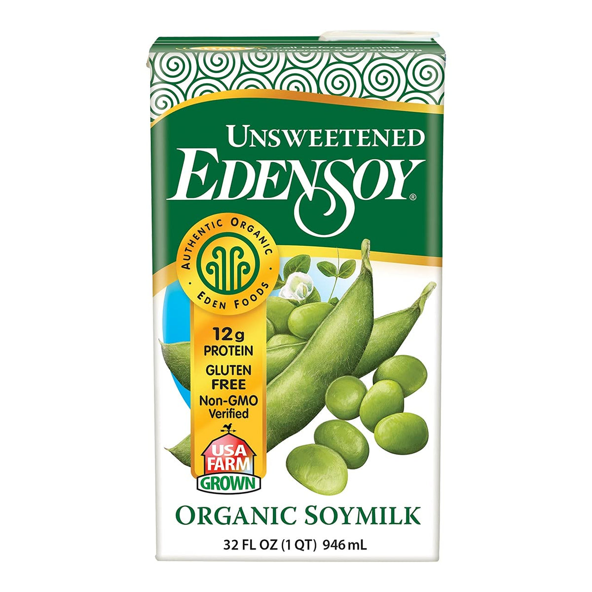 Edensoy Unsweetened Organic Soymilk Non-GMO - 32 fl oz