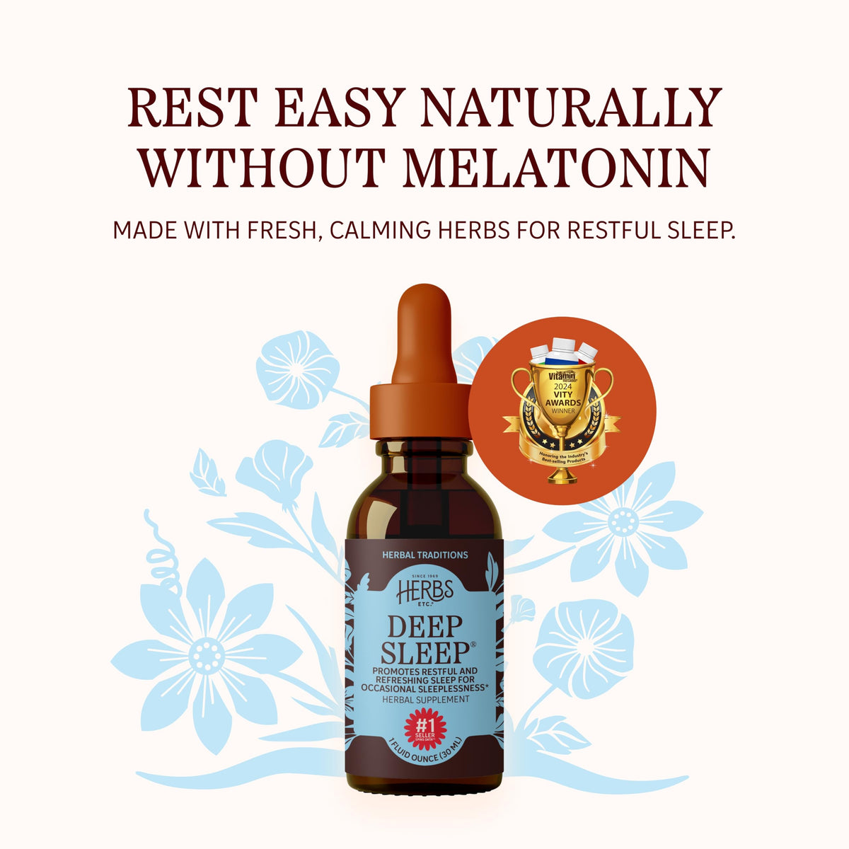 Herbs Etc. - Deep Sleep - Natural Herbal Supplement - Non-Habit