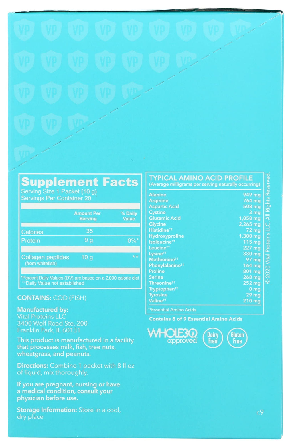 Vital Proteins Marine Collagen Powder Unflavored - 0.35 oz - image 4